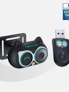 OTTO Ottocast Owl Wi‑Fi Camera and USB Receiver in Black and Teal